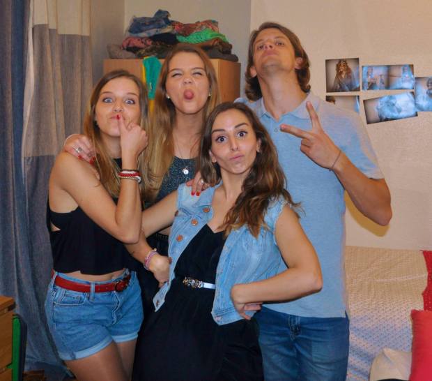 Os nossos primeiros flatmates